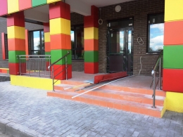 Перила из нержавеющей стали для крыльца