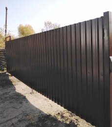 Ворота распашные и калитка 