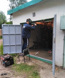 Гаражные ворота 1 листовые