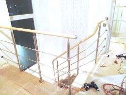 Перила с поручнем ПВХ