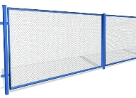 Забор из сетки рабицы секционный (артикул–ЗР02)