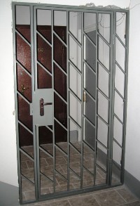 Дверь-решетка сварная усиленная Зигзаг (артикул-ДР04)