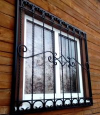 Решетка кованая на окно, средний узор (артикул-РК06)
