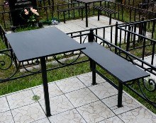 Скамья и столик на могилу (артикул - МРС03)