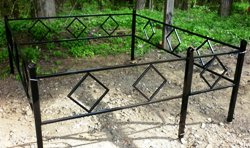 Ритуальная оградка сварная (артикул-РО02)