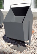 Урна металлическая увеличенная  (артикул-МУ07)