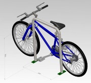 Велопарковка металлическая П-образная(артикул-ВМ01)