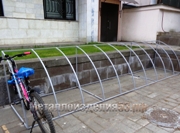 Велопарковка металлическая, закругленная (артикул-ВМ04)