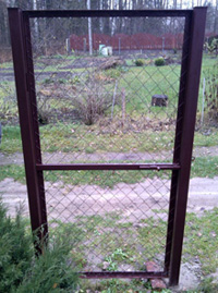 Калитка из сетки рабица  (артикул-КСР01)