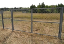 Ворота из сетки рабица  (артикул-ВСР01)