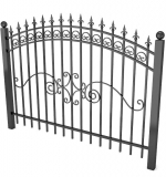 Заборы металлические кованые