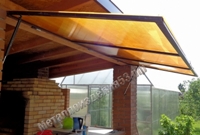 Ставня защитная с амортизаторами, поликарбонат